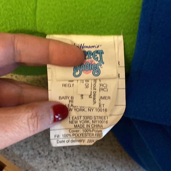 Vintage Muppet Babies Kermit the Frog Plush 27” Tall Year 2004 Sesame Street - Picture 8 of 8